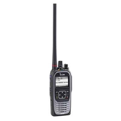 Radio port&aacute;til digital y anal&oacute;gico con pantalla a color en rango de frecuencia 136-174MHz, 1024 canales, 5 W de potencia de RF.  Bater&iacute;a, cargador, antena y clip incluidos. - ABD Systems