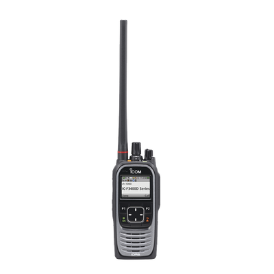 Radio digital NXDN con pantalla a color en la banda de VHF, rango de frecuencia 136-174MHz, de 1024 canales, sumergible IP68, encriptaci&oacute;n DES, GPS, bluethooth. no incluye cargador ni antena.