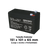 Bater&iacute;aAGM / VRLA / 12 Vcd / 7 Ah / TAMA&Ntilde;O ESTANDAR ( 151 x 101 x 65 mm)