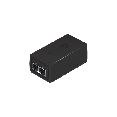 Adaptador PoE Ubiquiti de 24 VDC, 0.5 A con puerto Gigabit, compatible con airGateway - ABD Systems