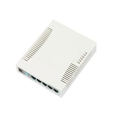 Switch Mikrotik 5 puertos Gigabit Ethernet y 1 SFP - ABD Systems