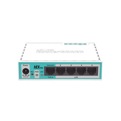 (hEX lite) RouterBoard, 5 Puertos Fast Ethernet - ABD Systems