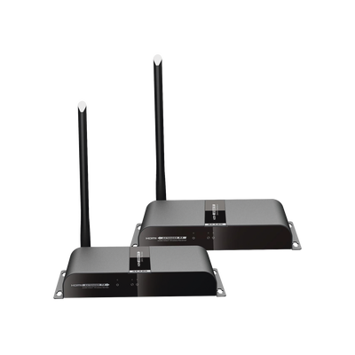 Kit extensor inal&aacute;mbrico HDMI de 200 metros, protocolo HDbitT, control IR, 4K x 2K @ 30 Hz, compatible con HDCP.