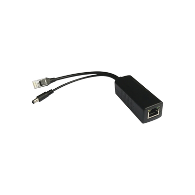 Cable divisor PoE pasivo de 48-55 Vcd @ 12 Vcd, 2 A. Aplicaciones como adaptar micr&oacute;fonos en c&aacute;maras IP - ABD Systems