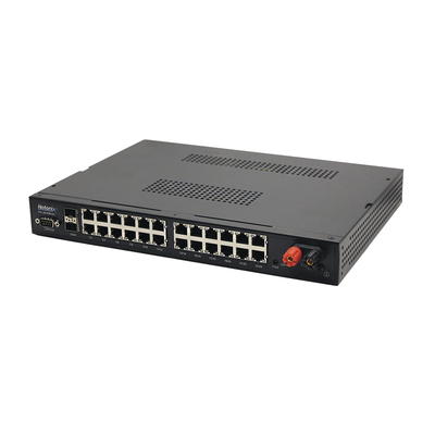 Switch WISP PoE Administrable de 26 puertos (24 PoE Gigabit + 2 SFP) entrada de 9-72VCD - ABD Systems