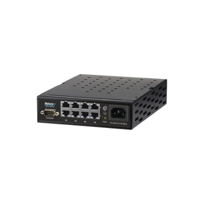 Switch WISP PoE Administrable de 8 puertos Gigabit, entrada de 110-120VCA - ABD Systems