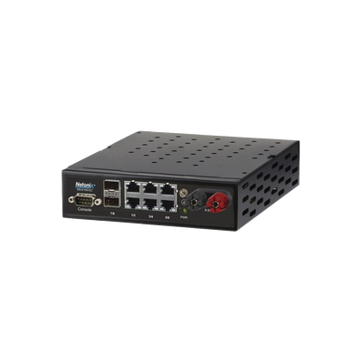 Switch WISP PoE pasivo Administrable de 8 puertos (6 PoE Gigabit + 2 SFP) entrada de 9-72 Vcd - ABD Systems