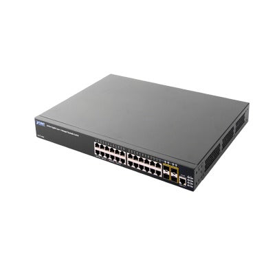 Switch Core Capa 3 de 24 Puertos Gigabit, 4 Puertos SFP 1G, Throughput 128 Gbps/95 Mpps Multicast IGMP
