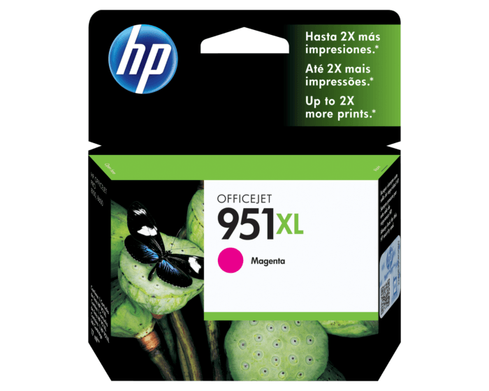 CARTUCHO DE TINTA HP 951 XL MAGENTA ALTO RENDIMIENTO HASTA 1500 PAGINAS CN047AL