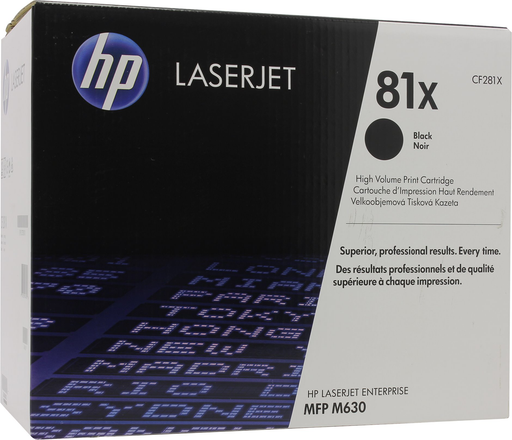 TONER HP 81X NEGRO P/ LASERJETM605M606M630 10500 PAGINAS