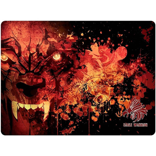 MOUSE PAD EAGLE WARRIOR WOLF/ULTRA DELGADO/SUPERFICE DE MICRO-TEXTURA/ESTAMPADO /GAMER