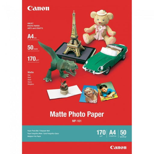 PAPEL CANON MATTE PHOTO PAPER MP-101 8.5 X 11, 50H - ABD Systems