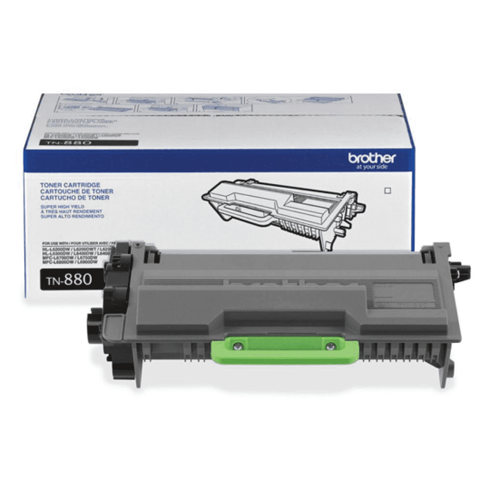 TONER BROTHER TN880 NEGRO 12000 PAG APROXIMADAMENTE SUPER ALTO RENDIMIENTO PRA HLL6200DW HLL6400DW MFCL6700DW MFCL6900DW