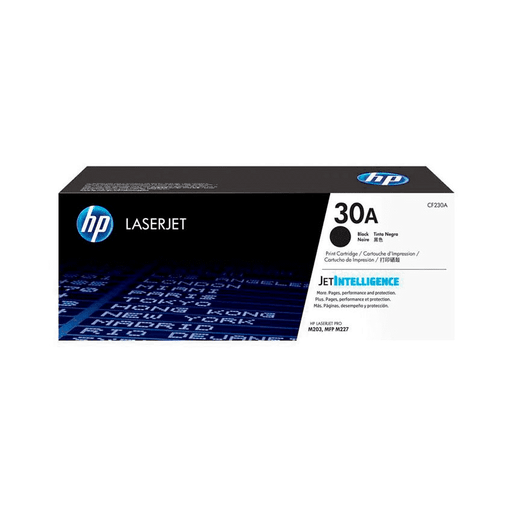 TONER HP NEGRO HP 30A CF230A PARA LASERJET M203DW, M227 RENDIMIENTO 1600 PAGINAS - ABD Systems