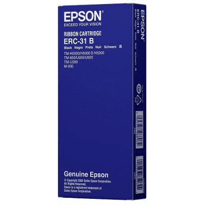 CINTA EPSON NEGRA PARA MINIPRINTERS ERC-31B, M930/TM930II/TMU950/TM-U925/TM-H5000/TM-590